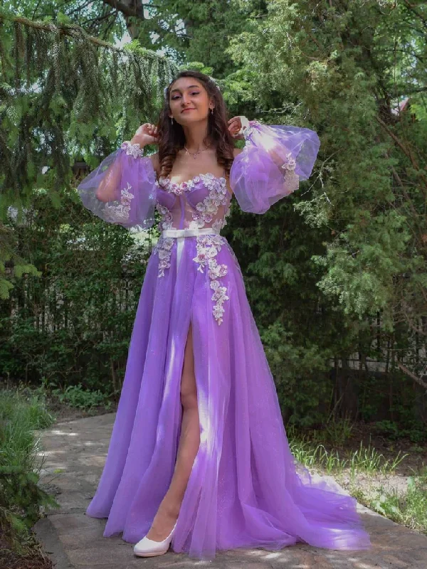 Glamorous gold prom dresses for a special night-Gorgeous Rhinestone Floral Tulle A-line Prom Dresses Gowns gh2149 Glamorous gold prom dresses for a special night-Gorgeous Rhinestone Floral Tulle A-line Prom Dresses Gowns gh2149