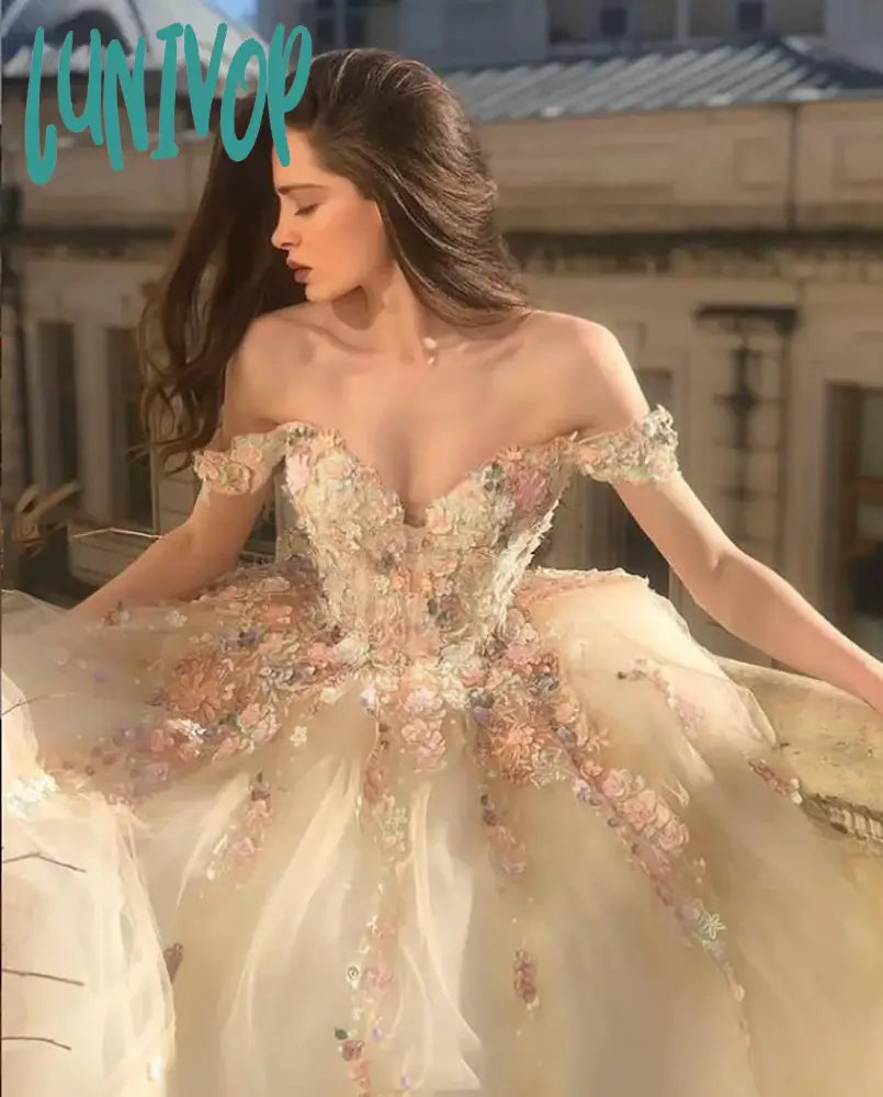 Bold statement prom dresses in vibrant colors-Lunivop Ball Gown Princess Prom Dresses Off the Shoulder Sweetheart Appliques Formal Tulle Long Evening Gowns Party Graduation Dress Bold statement prom dresses in vibrant colors-Lunivop Ball Gown Princess Prom Dresses Off the Shoulder Sweetheart Appliques Formal Tulle Long Evening Gowns Party Graduation Dress