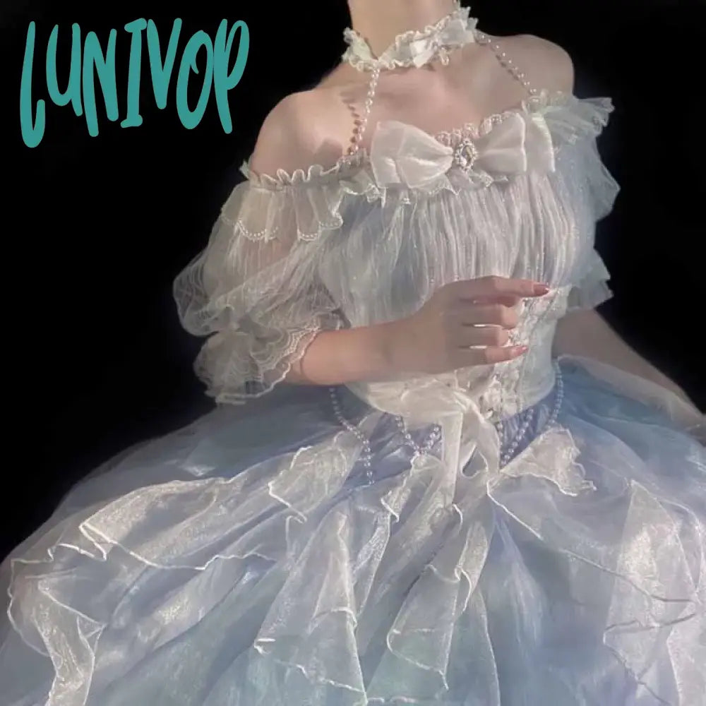 Sexy prom dresses for edgy teens-Lunivop Lolita Dress Women Spring Summer Short Sleeve Vintage Dress Sweet Princess Prom Lolita Dress Birthday Party Dress Sexy prom dresses for edgy teens-Lunivop Lolita Dress Women Spring Summer Short Sleeve Vintage Dress Sweet Princess Prom Lolita Dress Birthday Party Dress