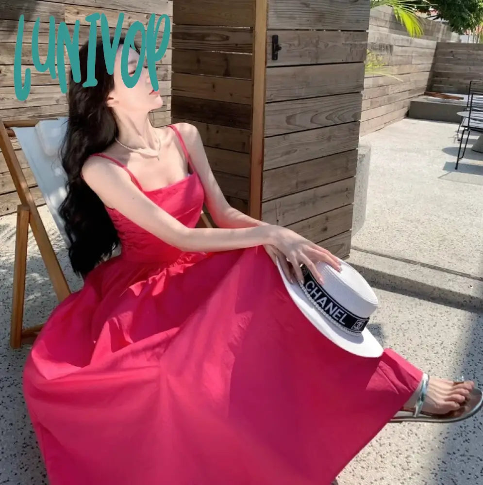 Prom dresses with glitter-Lunivop Summer Beach Backless Midi Dresses for Women Elegant Chic Spaghetti Strap Slim Female Clothes Sexy Evening Party Dress Robe Prom dresses with glitter-Lunivop Summer Beach Backless Midi Dresses for Women Elegant Chic Spaghetti Strap Slim Female Clothes Sexy Evening Party Dress Robe