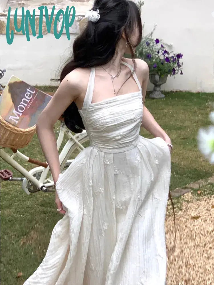 Elegant gold prom dresses for luxury-Lunivop Summer Fashion Retro Evening Party Midi Dress Women Elegant Princess Embroider Female Korean Design Slim Clothes Elegant gold prom dresses for luxury-Lunivop Summer Fashion Retro Evening Party Midi Dress Women Elegant Princess Embroider Female Korean Design Slim Clothes