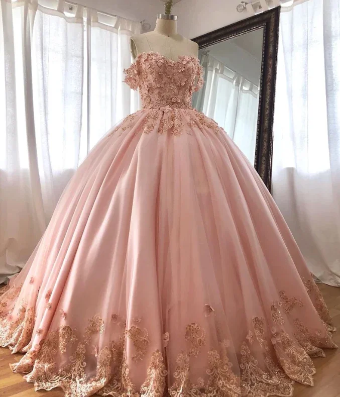 Backless prom dresses for a daring look-Pink Embroidered Lace Quinceanera Dresses Ball Gowns gh2130 Backless prom dresses for a daring look-Pink Embroidered Lace Quinceanera Dresses Ball Gowns gh2130