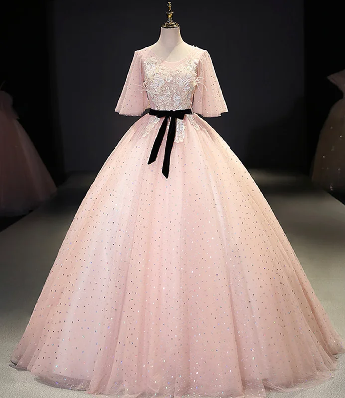 Gorgeous multi-color prom dresses-Pink tulle lace long ball gown dress fahion dress 8723 Gorgeous multi-color prom dresses-Pink tulle lace long ball gown dress fahion dress 8723