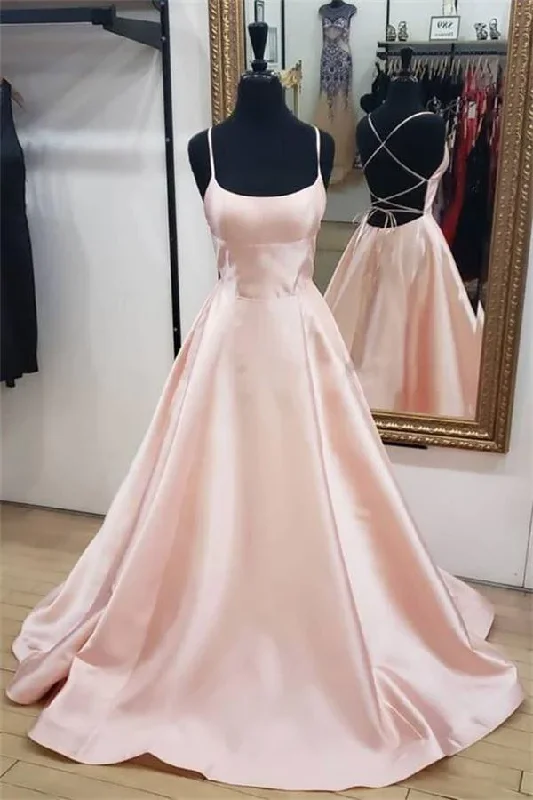 Best-fitting prom dresses for every body type-Simple A-line Open Back Long Zipper Back Pink Prom Dresses For Teens gh998 Best-fitting prom dresses for every body type-Simple A-line Open Back Long Zipper Back Pink Prom Dresses For Teens gh998