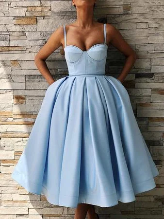 Prom dresses with lace-Spaghetti-Straps Sweetheart Knee-Length Homecoming Dress gh796 Prom dresses with lace-Spaghetti-Straps Sweetheart Knee-Length Homecoming Dress gh796