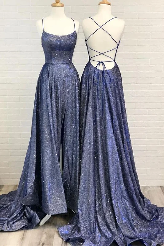 Romantic off-the-shoulder prom dresses-Sparkly Prom Dresses Long with Lace up Back gh1159 Romantic off-the-shoulder prom dresses-Sparkly Prom Dresses Long with Lace up Back gh1159
