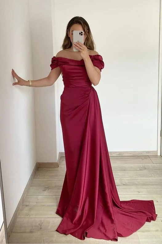 Vintage-inspired prom dresses for timeless appeal-Strapless Off-The-Shoulder Mermaid Prom Dress With Ruffles Online gh650 Vintage-inspired prom dresses for timeless appeal-Strapless Off-The-Shoulder Mermaid Prom Dress With Ruffles Online gh650