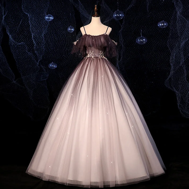 Affordable prom gowns with intricate design-Stylish tulle long A line prom dress formal dress 8721 Affordable prom gowns with intricate design-Stylish tulle long A line prom dress formal dress 8721