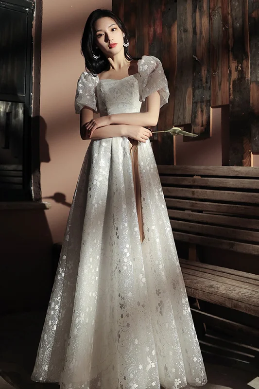 Prom dresses with leather jacket-Sweet A line sequins long prom dress white evening dress 8675 Prom dresses with leather jacket-Sweet A line sequins long prom dress white evening dress 8675