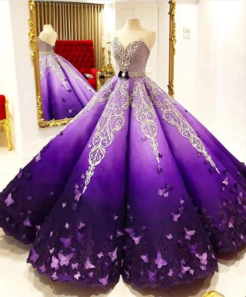 Embellished prom dresses with sparkling gems-Sweetheart Ball Gown Prom Dresses Satin With Applique Sweep Train gh2020 Embellished prom dresses with sparkling gems-Sweetheart Ball Gown Prom Dresses Satin With Applique Sweep Train gh2020