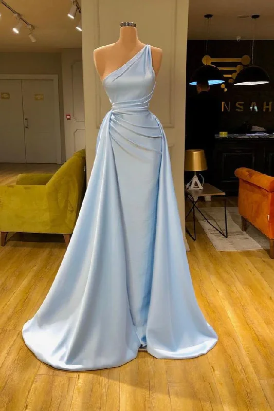 Mermaid style prom dresses for a bold look-Unique Cross Sweetheart Light Blue Soft-pleated Long Prom Dress gh2190 Mermaid style prom dresses for a bold look-Unique Cross Sweetheart Light Blue Soft-pleated Long Prom Dress gh2190