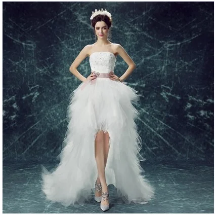 Prom dresses for spring break-White A-line high-low sweetheart prom dress,homecoming dress 7635 Prom dresses for spring break-White A-line high-low sweetheart prom dress,homecoming dress 7635