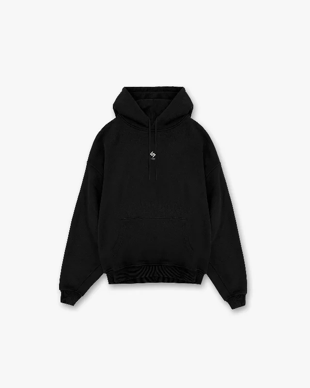 247 Oversized Hoodie - Jet Black