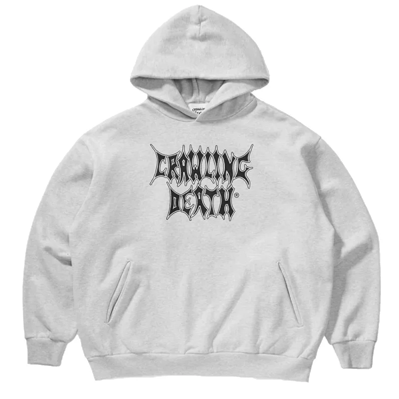 Crawling Death - Metal Outline Hoodie Grey