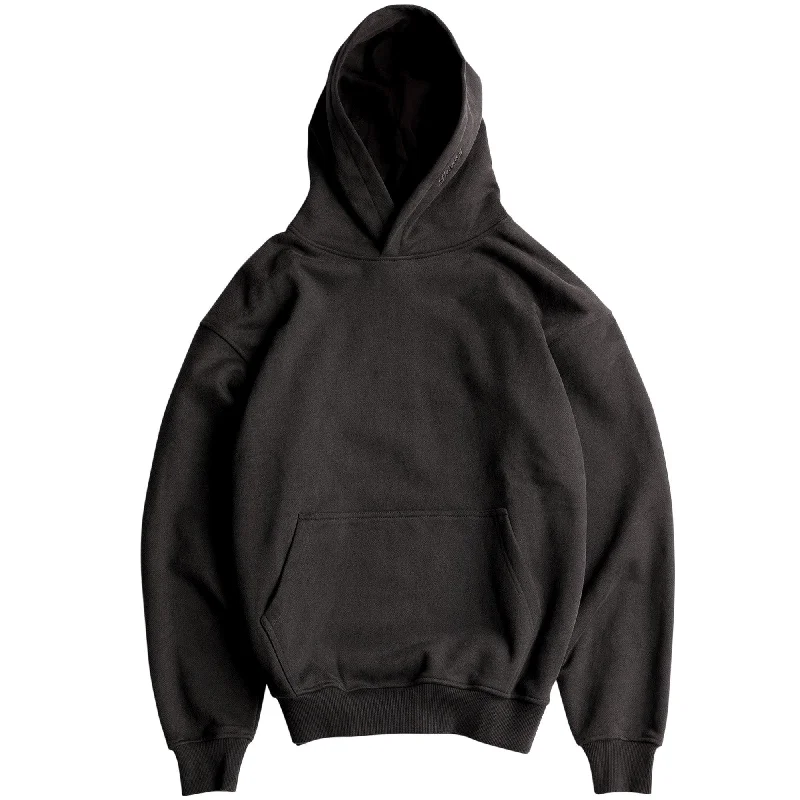 Luxury Blank Hood - Charcoal