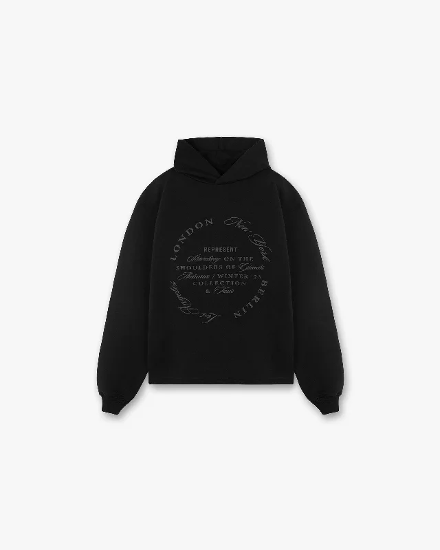 Season Tour Relaxed Hoodie - Black