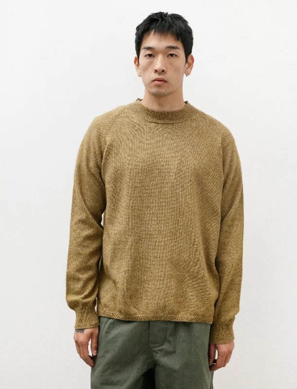 MHL Crewneck Wool Cotton Asparagus