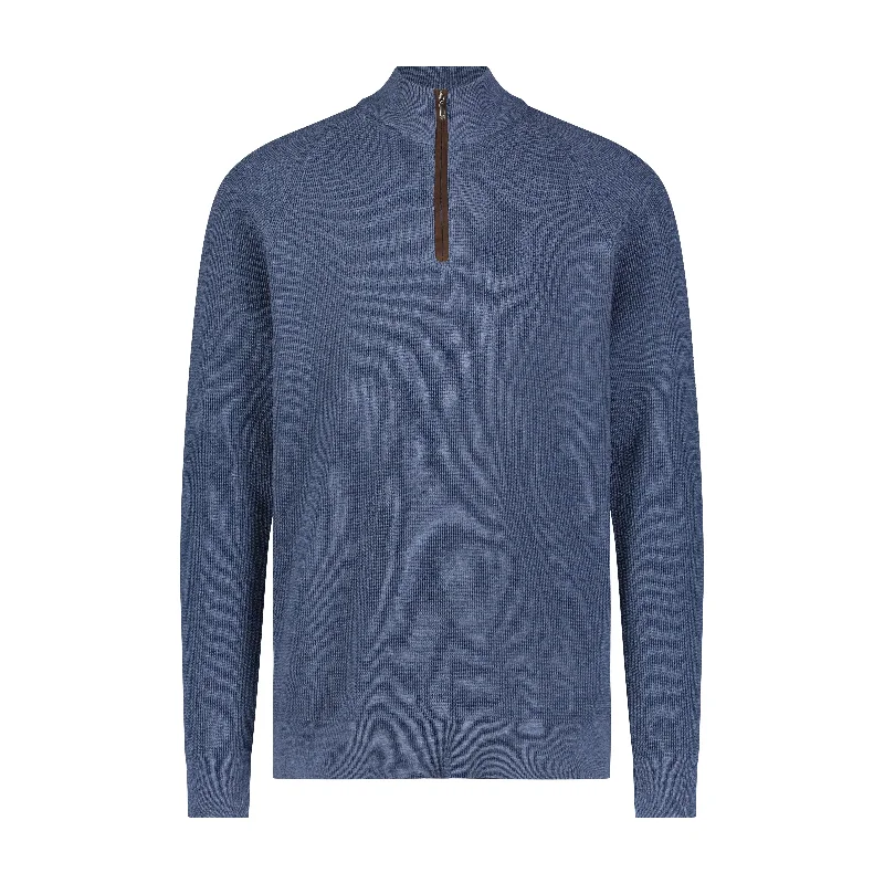 Waffle Weave Quarter Zip