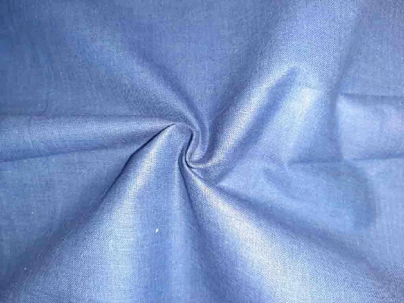 Deep Blue Plain Yarn Dyed Handloom WINTER FRIENDLY DT Cotton Fabric