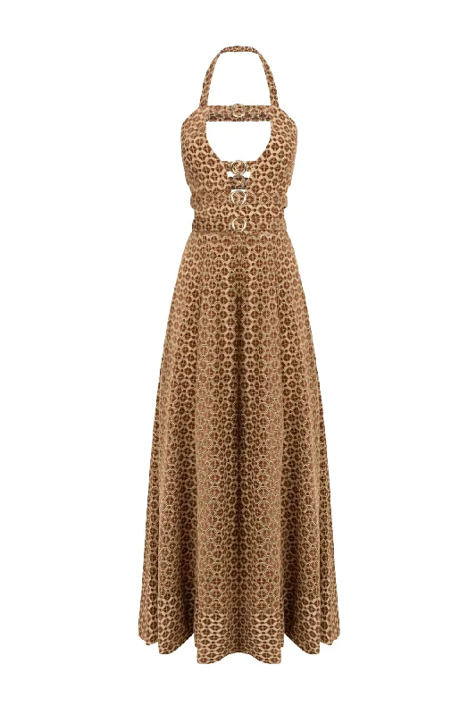 jacquard fabric evening dresses-Ariana Dress