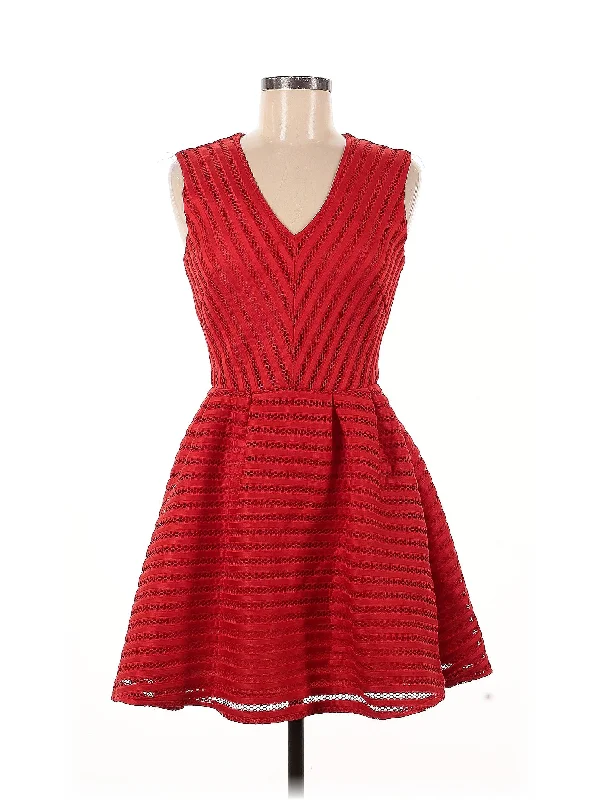 cocktail dress with side buttons-Cocktail Dress