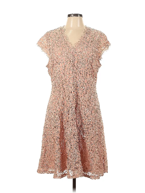 cocktail dress with side rosettes-Cocktail Dress