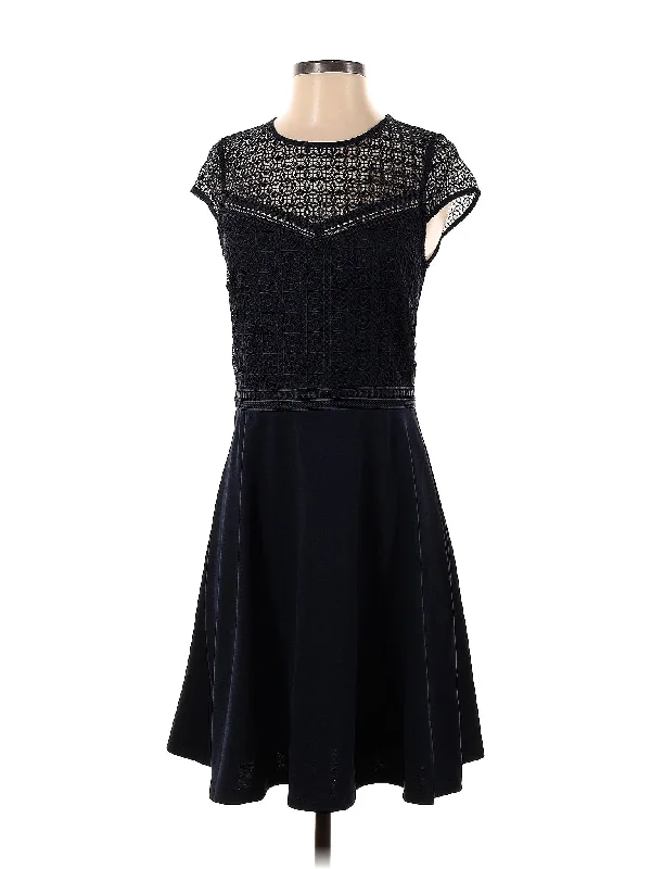 cocktail dress with side rosettes-Cocktail Dress