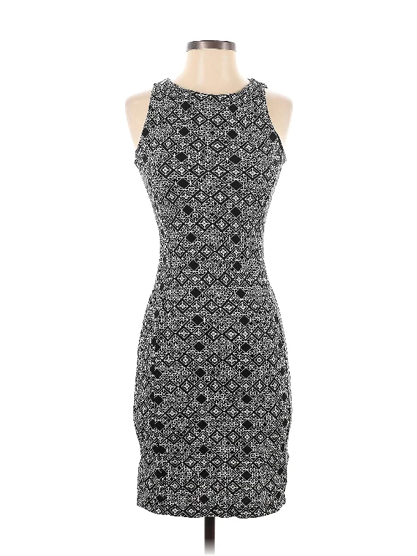 cocktail dress with side frills-Cocktail Dress