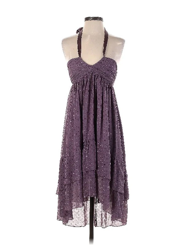 cocktail dress with side embroidery-Cocktail Dress