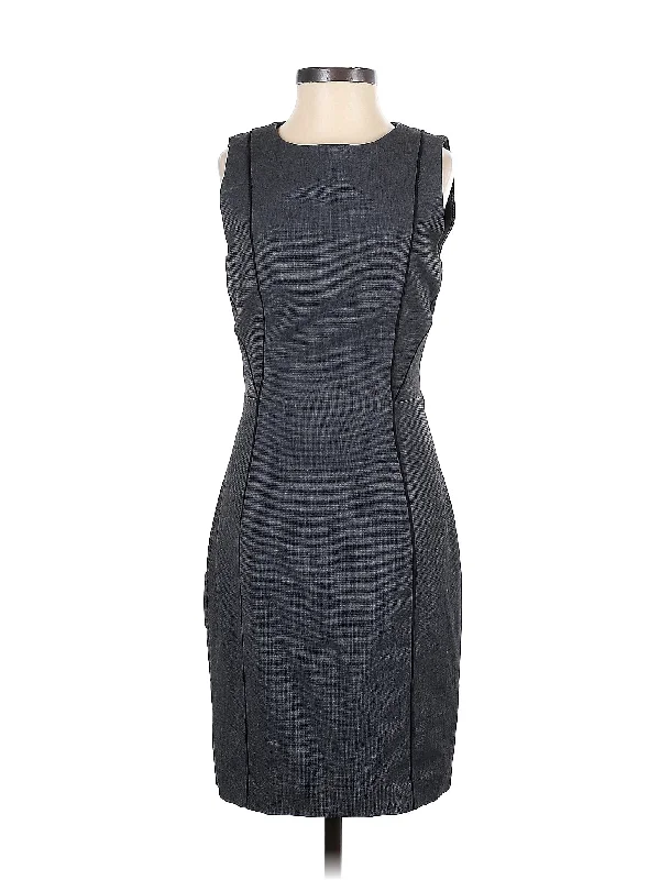 cocktail dress with crystal trim-Cocktail Dress