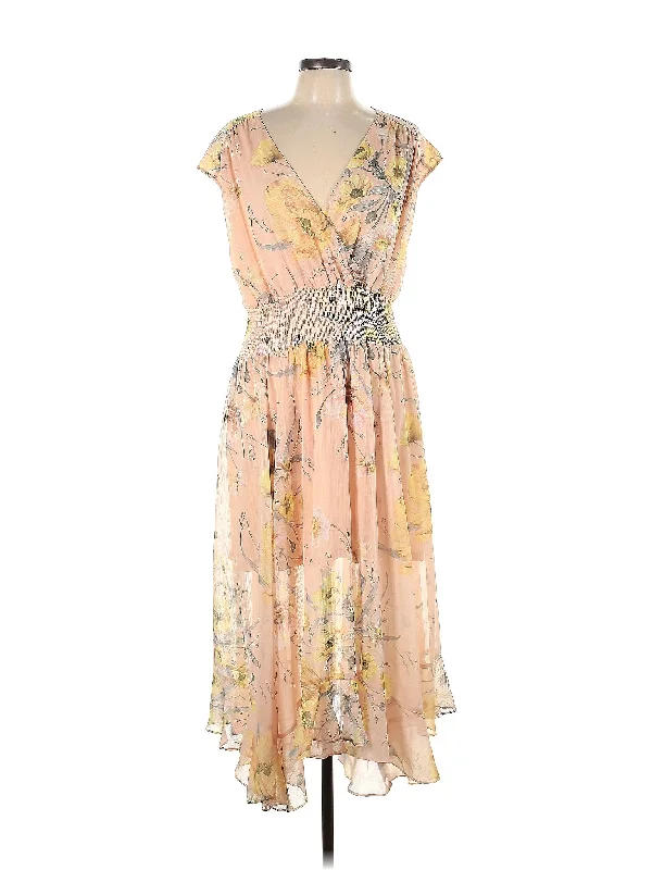 cocktail dress with side gathers-Cocktail Dress