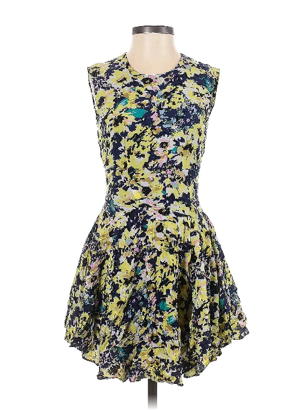 cocktail dress with handkerchief hem-Cocktail Dress