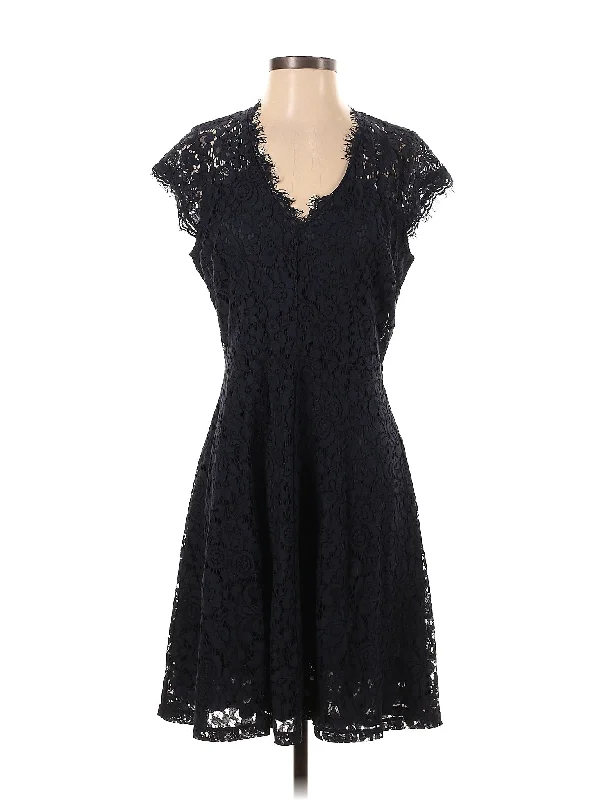 cocktail dress with smocked bodice-Cocktail Dress