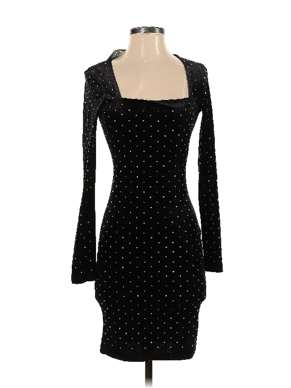 cocktail dress with ruffle accents-Cocktail Dress