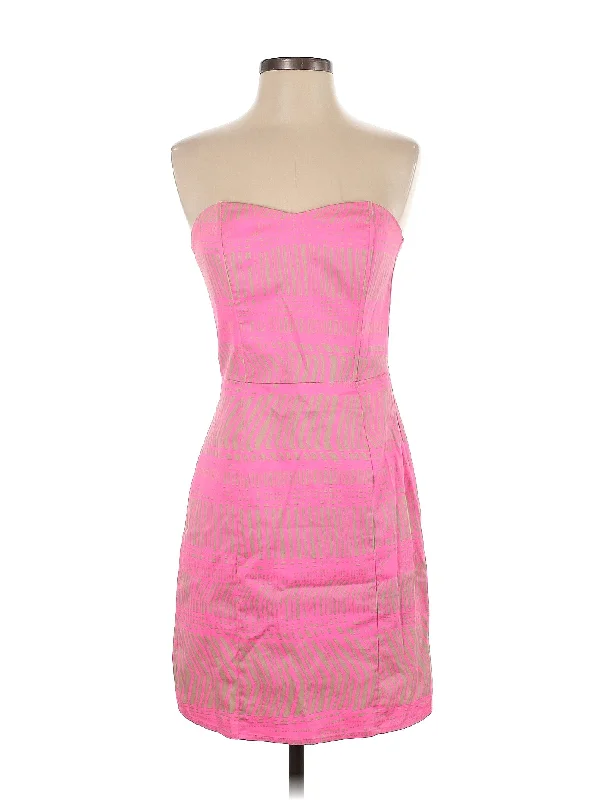 cocktail dress with side ruffles-Cocktail Dress
