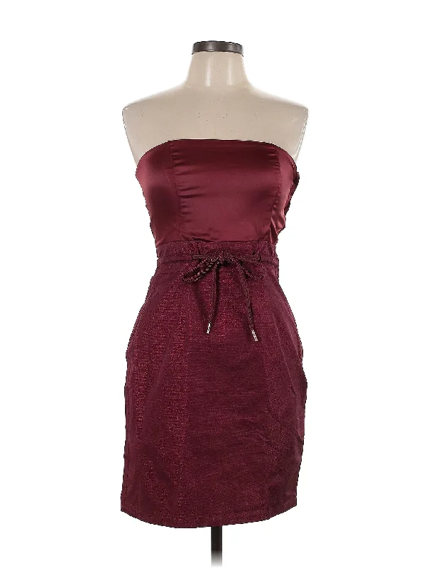 cocktail dress with side frills-Cocktail Dress