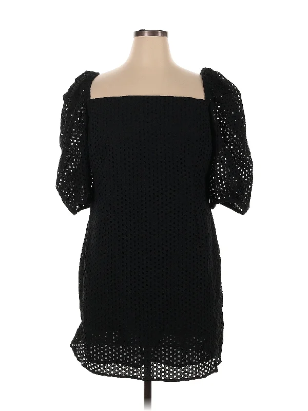 、cocktail dress with side ruffles-Cocktail Dress