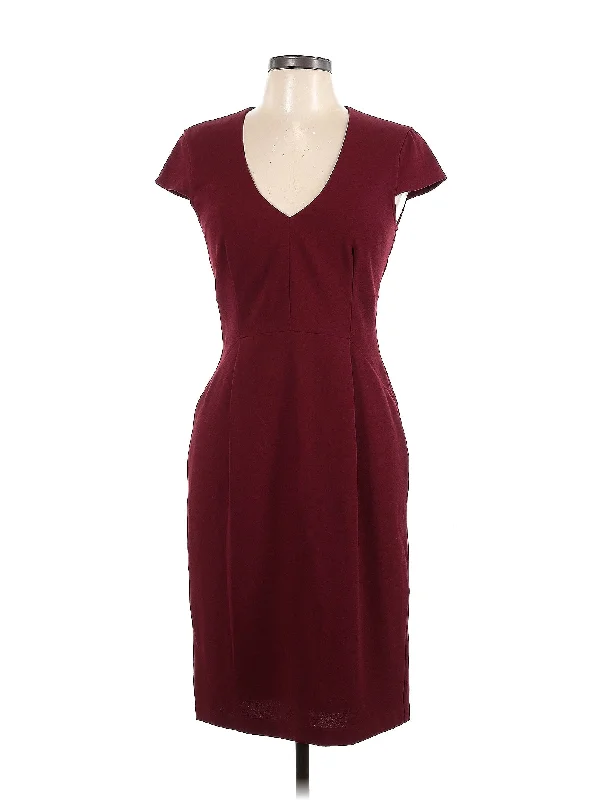 cocktail dress with side rosettes-Cocktail Dress