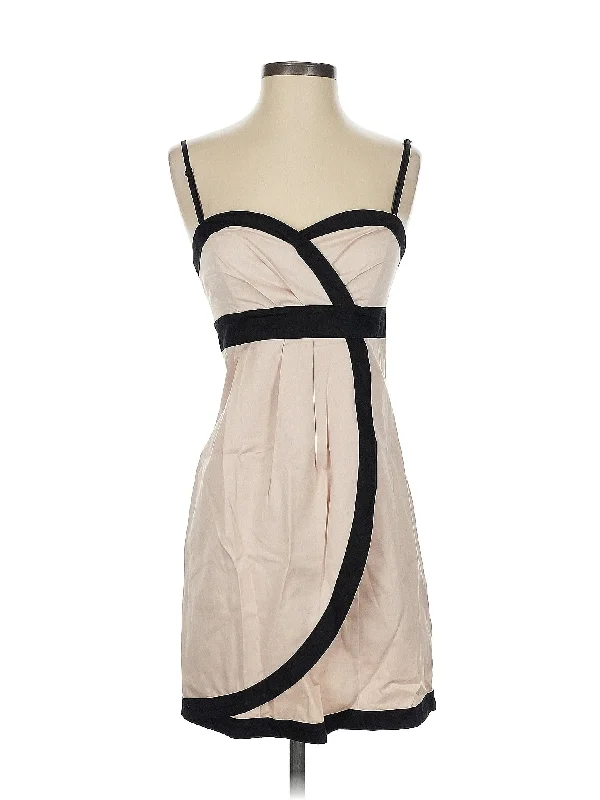 cocktail dress with side rosettes-Cocktail Dress