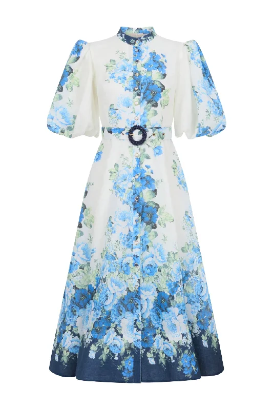cap sleeve evening dresses-Fiume Dress
