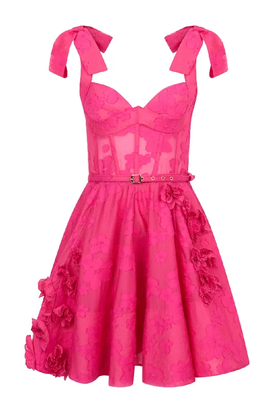 evening gowns with side ruching-Holly Dress