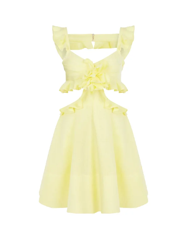 detachable train evening dresses-Mimosa Dress