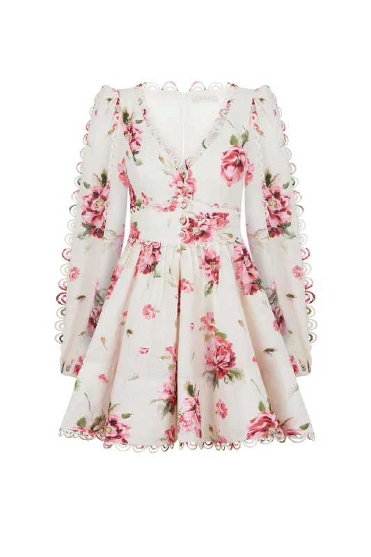 evening dresses with bow accents-Rose Dress