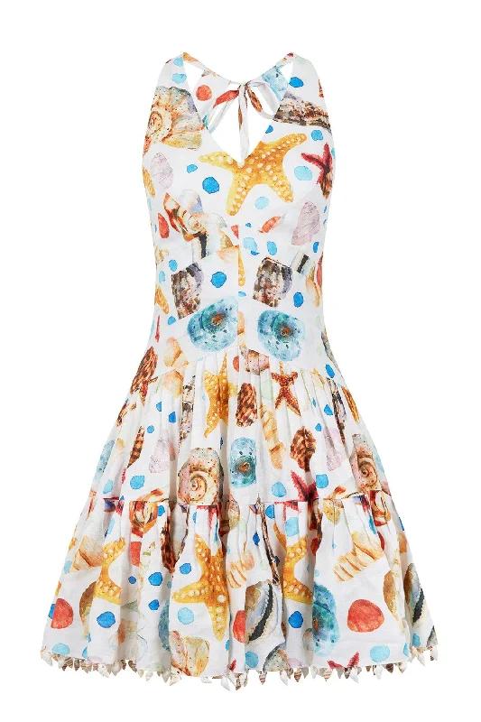evening dresses with rosette details-Sirena Dress
