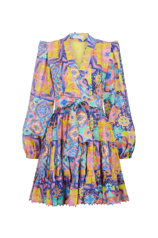 handkerchief hem evening dresses-Valerie Dress