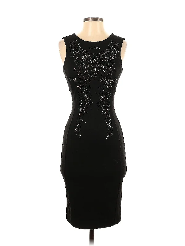 cocktail dress with side sashes-Cocktail Dress