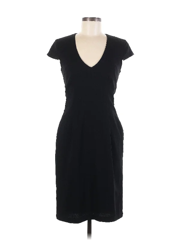 cocktail dress with draped sleeves-Cocktail Dress
