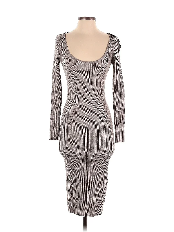 cocktail dress with handkerchief hem-Cocktail Dress