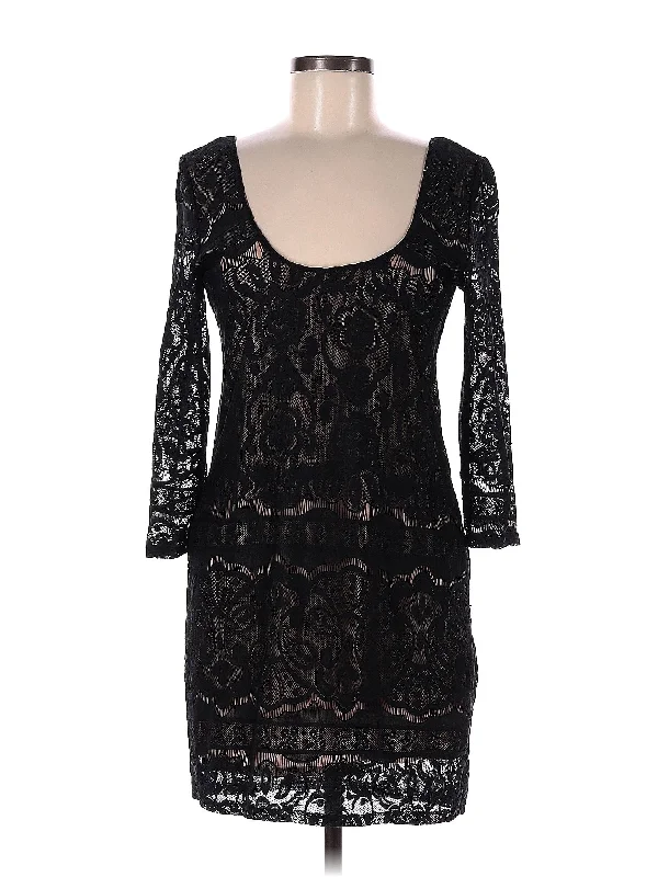 cocktail dress with jeweled neckline-Cocktail Dress