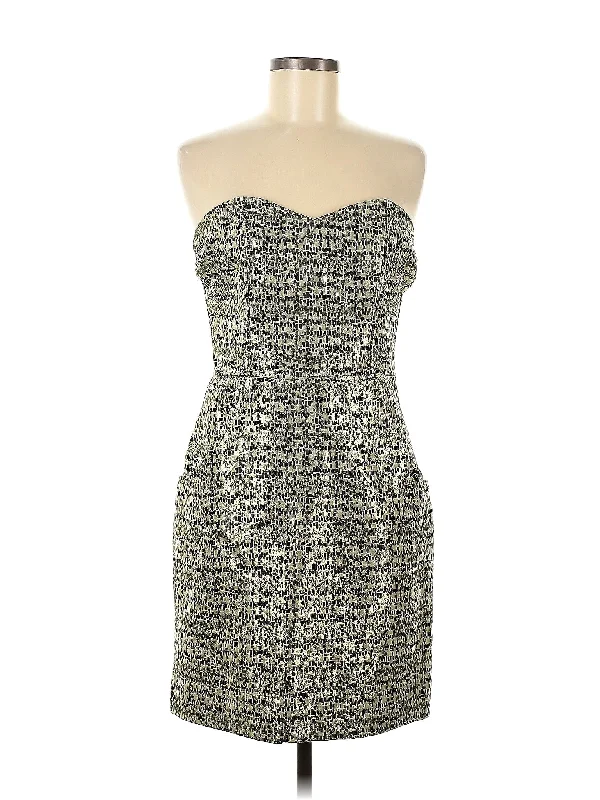 cocktail dress with button details-Cocktail Dress